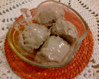 Sorvete cremoso de chocolate