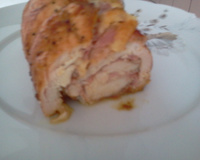 Rocambole de peito de frango