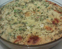 Torta de frango cremosa sem glúten