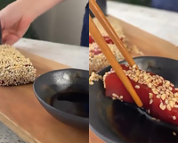 Nem pepino, nem cogumelo: sashimi vegano feito com uma fruta inusitada é tão gostoso que você nem vai acreditar que não é salmão!