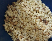 Pipoca doce com leite em pó