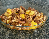 Costela cozida na cebola