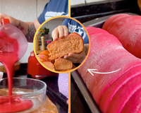 Um espetáculo de pão! Sove bem essa massa caseira de beterraba, estique com a técnica da garrafa e coma um pão lindo e fofinho!