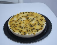 Torta gelada de maracujá