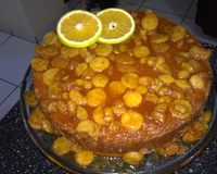 Bolo caramelizado de banana