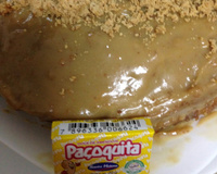 Bolo junino de paçoca