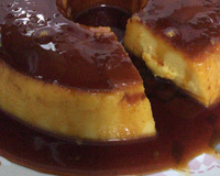 Pudim de pão e laranja