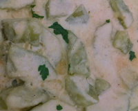 Chuchu com molho branco