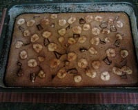 Bolo integral de banana