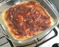 Sobremesa fácil de banana