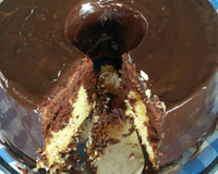 Bolo Mármore de Iogurte com Chocolate