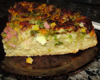 Torta nutritiva de abobrinha