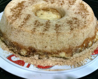 Bolo farofa de banana