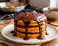 Se você ama o bolo de cenoura do TudoGostoso, precisa fazer essa panqueca que combina as duas receitas