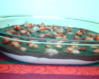 Sobremesa chococreme com morango