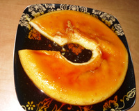 Pudim de leite condensado com coco