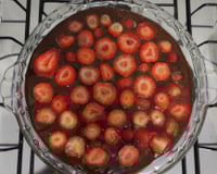 Delícia de morango e chocolate