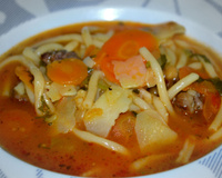 Sopa de carne à moda da vovó