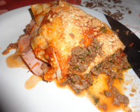 Lasanha de carne moída