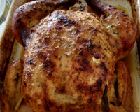 Delícia de assado de peru, frangão ou chester