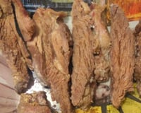 Fraldinha deliciosa assada no forno com sal grosso