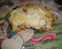 Torta de frango com legumes e requeijão ao forno do Lúcio Cezar