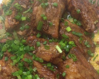 Quirera com costelinha