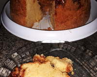 Bolo de fubá com goiabada