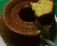 Bolo de milho cozido