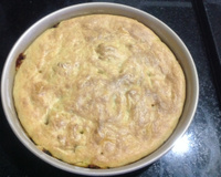 Torta de linguiça com brócolis sem ovo