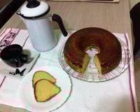 Bolo de iogurte com canela