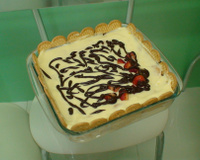 Torta de bolacha sem nata