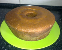Bolo de iogurte com canela