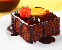 Bolo de chocolate no liquidificador