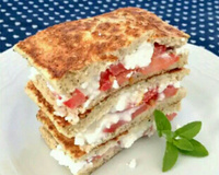 Pão de micro-ondas (110 kcal)