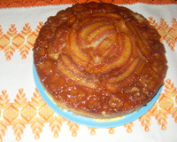 Bolo de banana caramelada