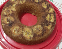 Bolo de banana da terra fit