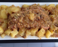 Pernil suíno na pressão