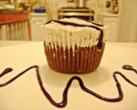 Cupcake Gelado de Nutella