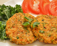 Hambúrguer de cenoura