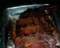 Rocambole de carne moída