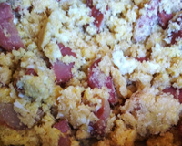 Farofa de linguiça e ovo