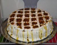 Torta de maracujá com chocolate branco