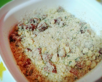 Farofa de linguiça e ovo