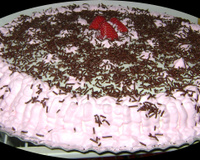 Bolo mousse de morango