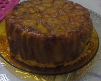 Torta de banana caramelizada