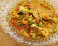 Moqueca fácil de peixe com camarão da Karyne