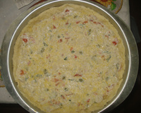 Torta de palmito da juçara