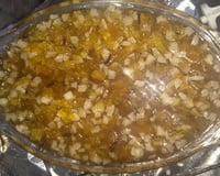 Doce de mamão verde com coco