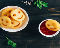 Essa batata smile caseira é tão gostosa que meus sobrinhos devoram em segundos (e não é frita)